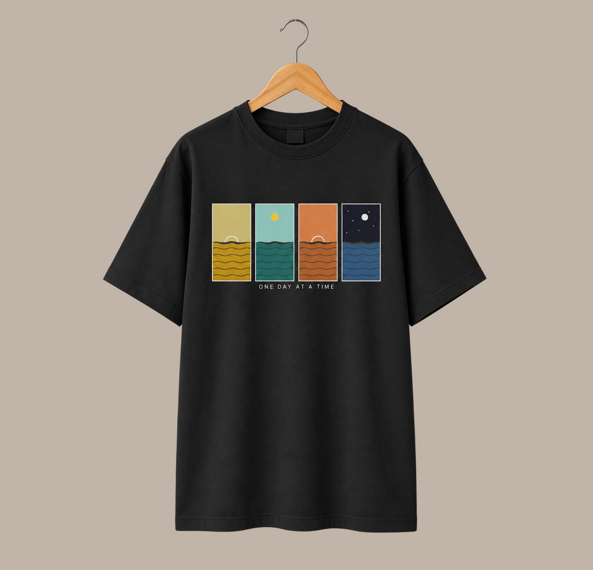 Landscape Graphic Oversized T-Shirt