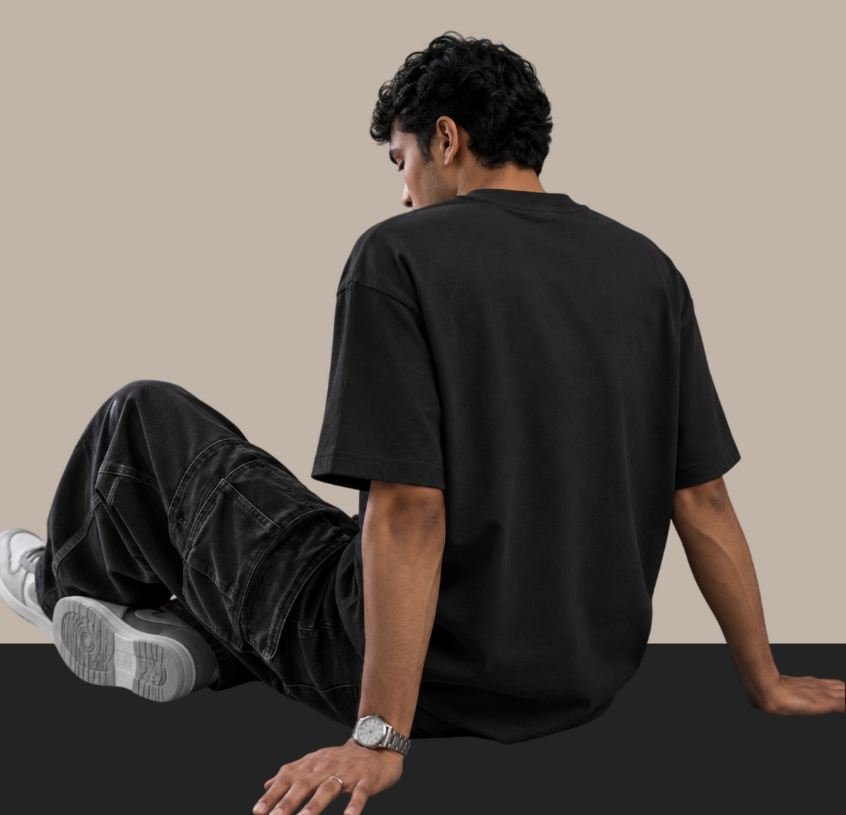 Landscape Graphic Oversized T-Shirt